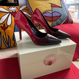 Red & Black Pumps size 7.